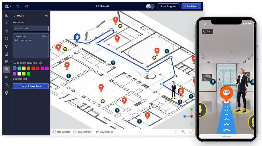 Augmented Reality map of our offices and other technical solutions ...