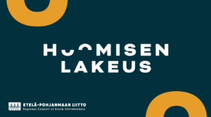 Summary of the Regional Strategy "Huomisen Lakeus", cover page.