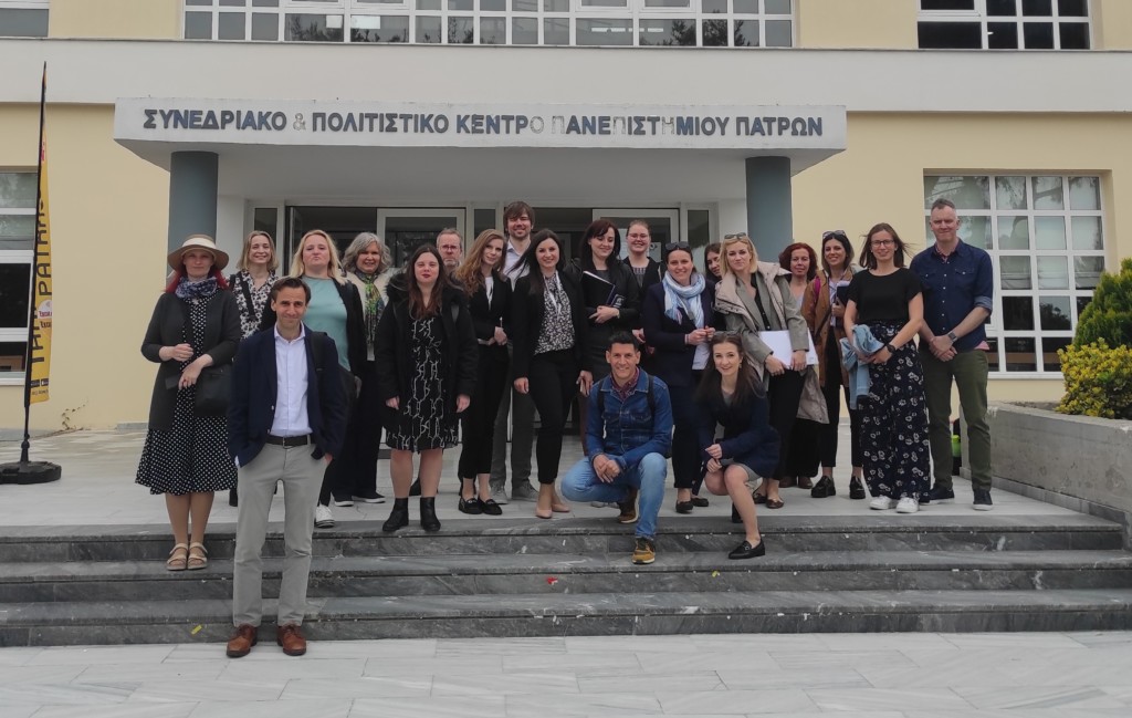 Partner representatives in the project kick-off meeting in Patras 28.4.2023