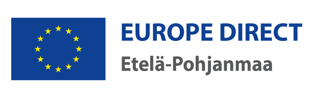 Logo, jossa Euroopan unionin lippu ja teksti Europe Direct Etelä-Pohjanmaalla. Etelä-Pohjanmaan EU-tietokeskus selvittää, miten osaamisen vuosi näyttäytyy maakunnassa.