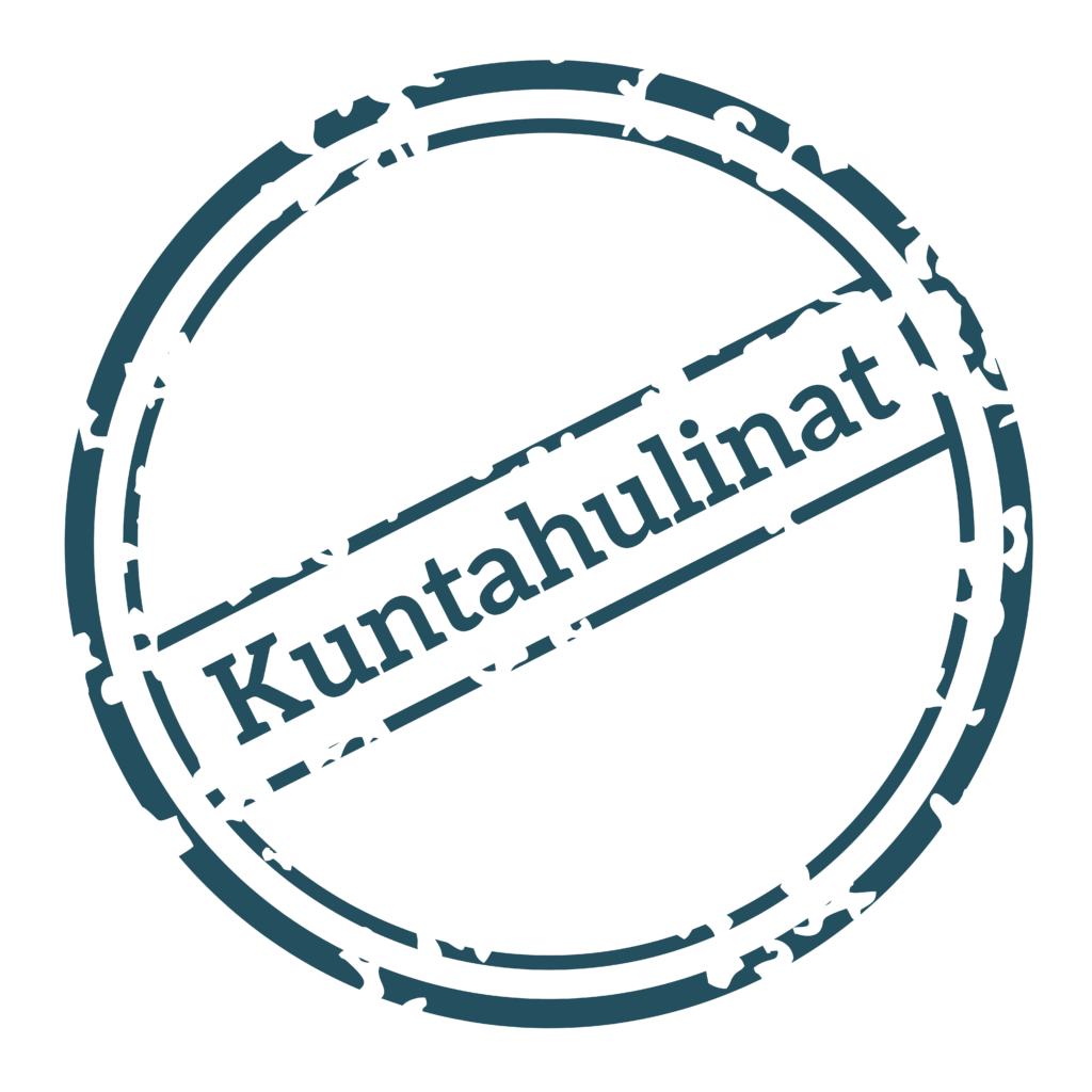 Logo, jossa teksti "Kuntahulinat".