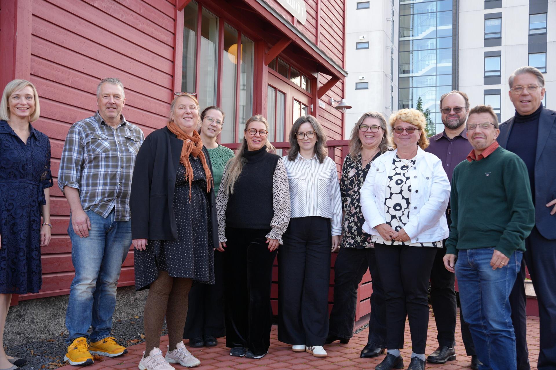Secure Kvarken -hankkeen partnerit yhteiskuvassa